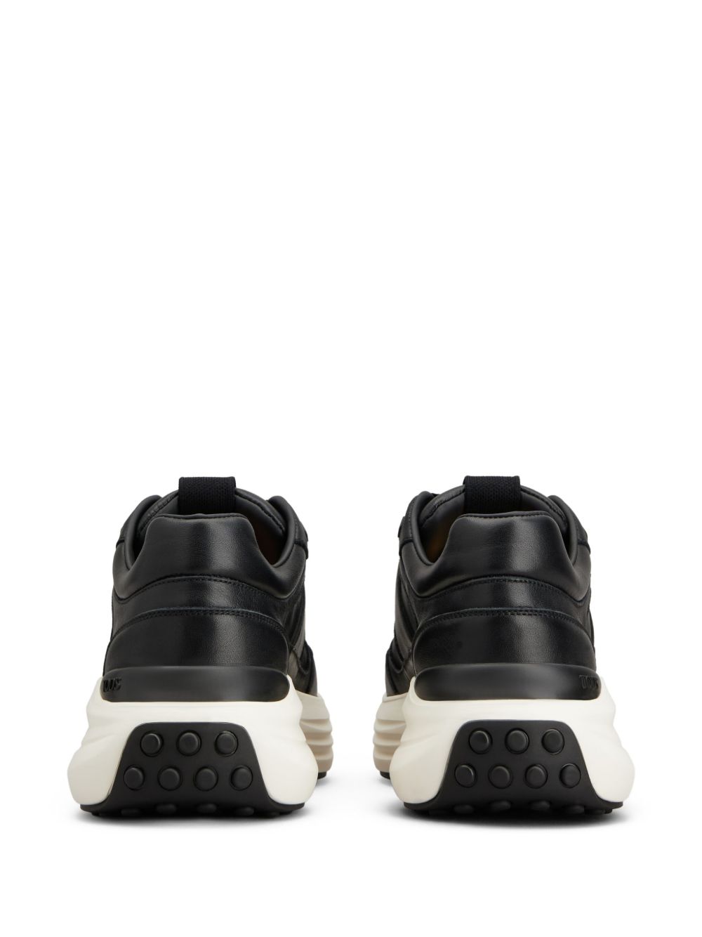 BLACK CALF LEATHER SNEAKERS Tod's