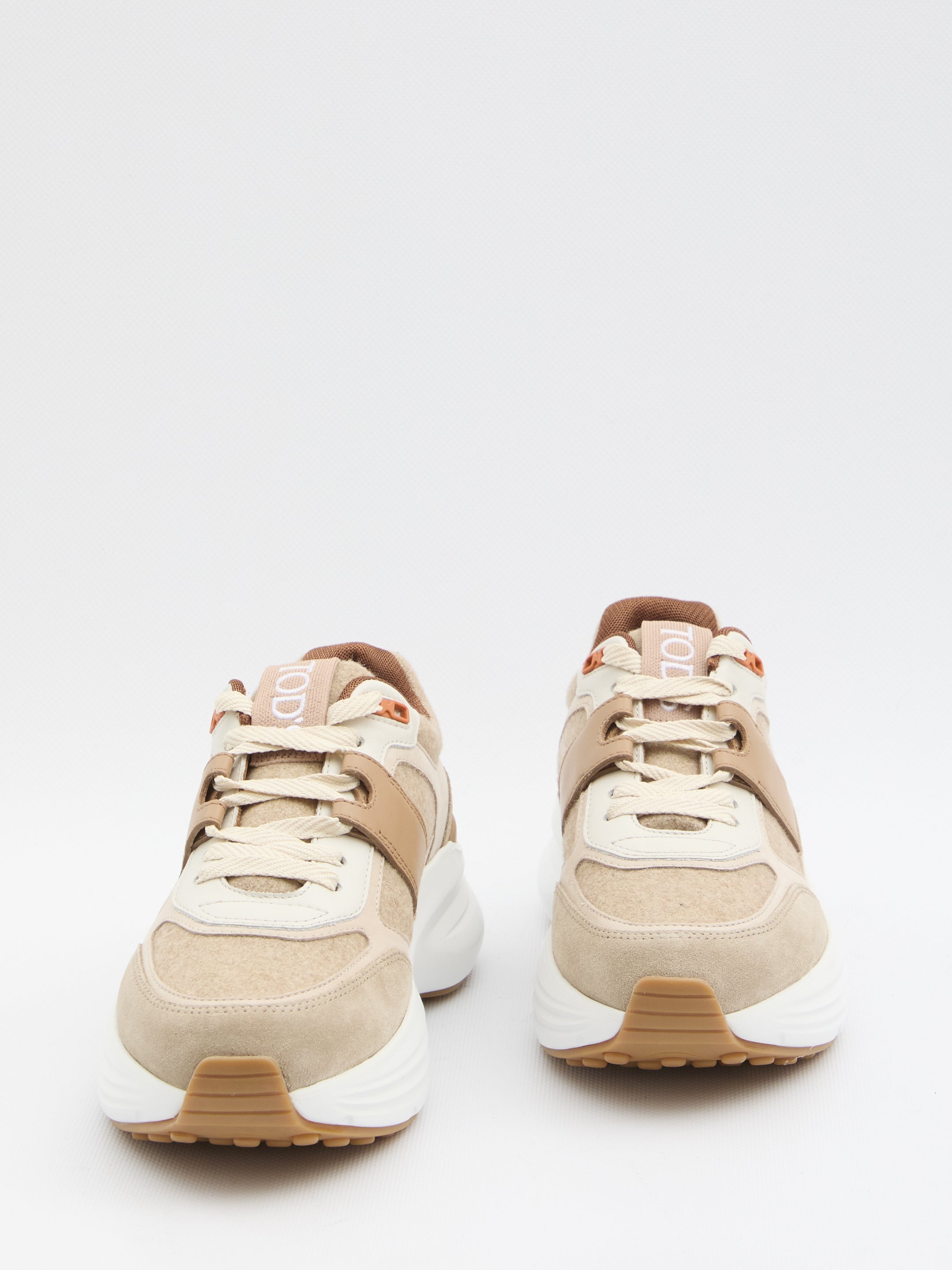 SNEAKERS IN FABRIC AND SUEDE LEATHER Tod's
