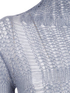 SHEER ASYMMETRY LONG KNIT Y's