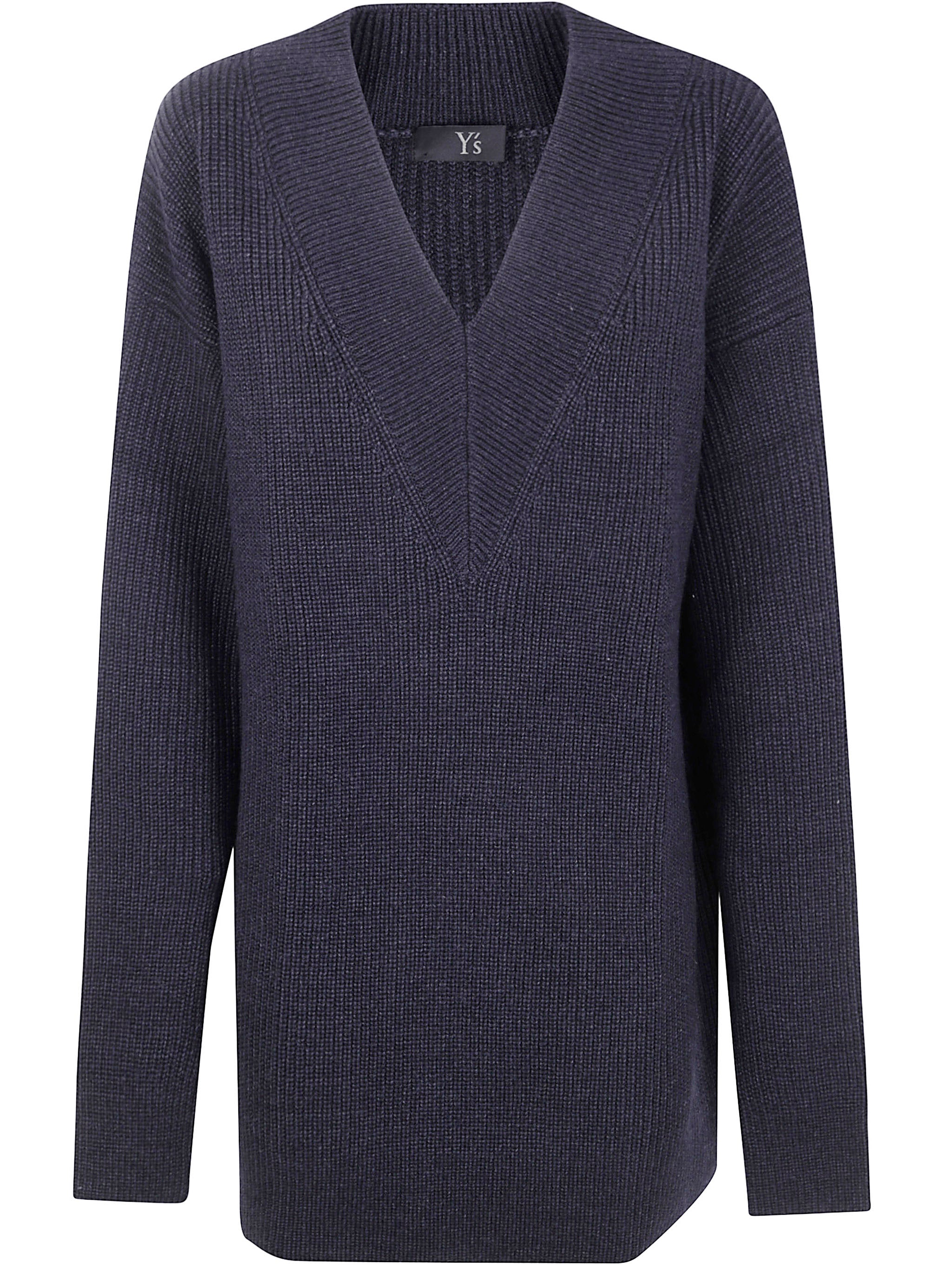 BIG V-NECK CARDIGAN Y's GREY 2
