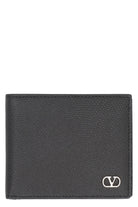 VLOGO SIGNATURE LEATHER WALLET Valentino Garavani black TU