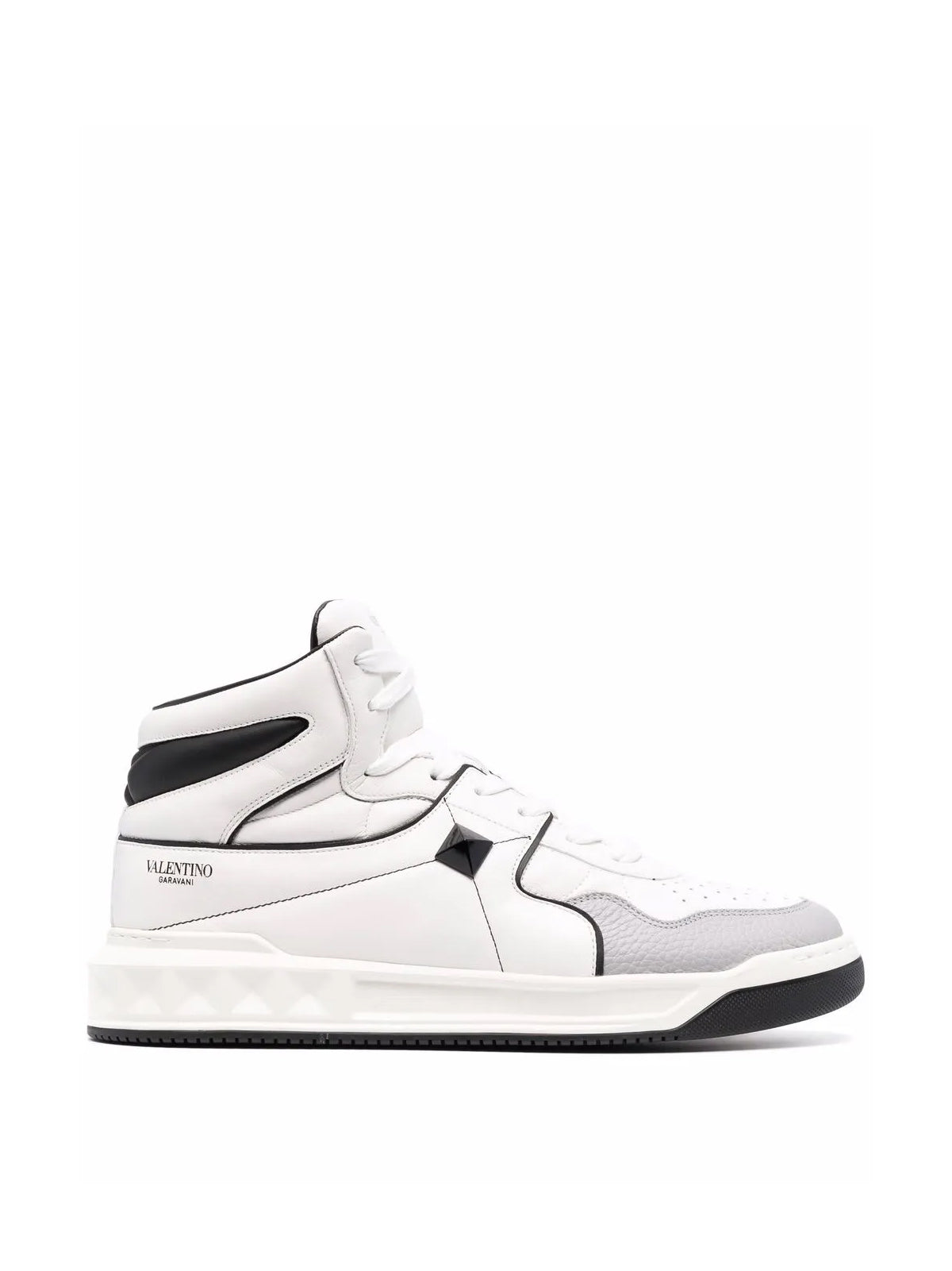 ONE STUD MID-TOP SNEAKERS Valentino Garavani WHITE 42