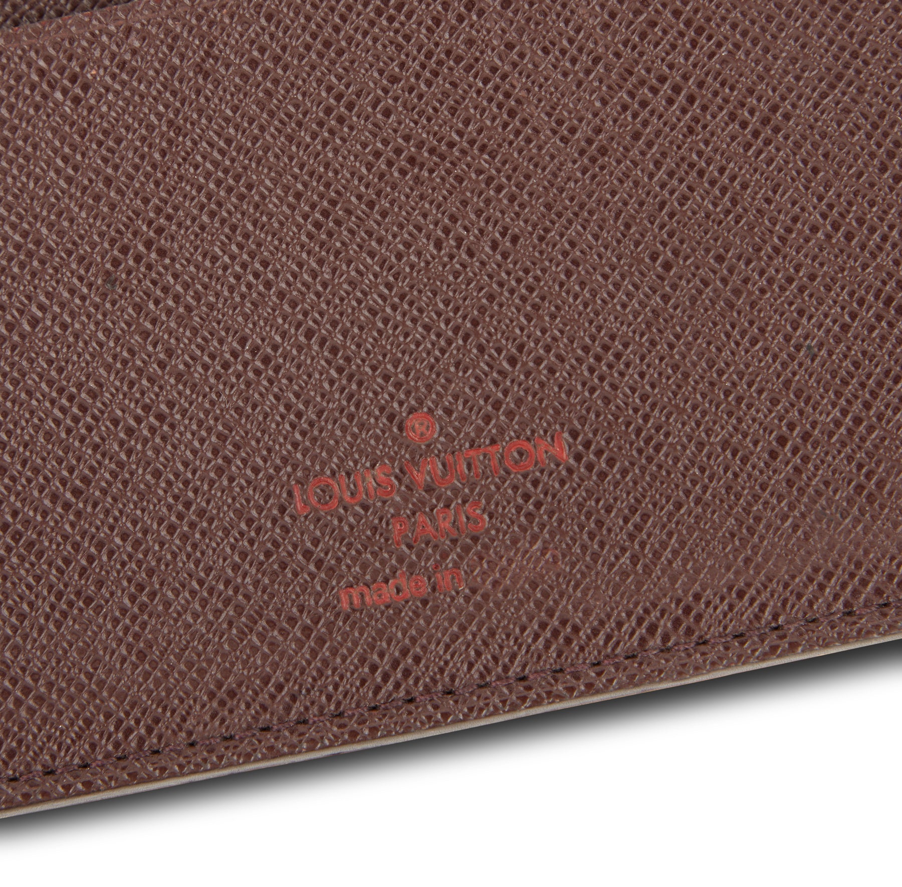 Louis Vuitton Damier Ebene Desk Agenda Cover
