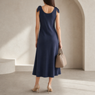 58240-Navy-Dress — back view