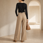 re do this pant back has a little slit on under back belt 42892 pant — back view