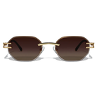Dore Rectangle Rimless Sunglasses Sunglasses Cossino