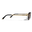 Dore Rectangle Rimless Sunglasses Sunglasses Cossino
