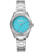 EVERYDAY Chambers Glitz Light Blue Womens Watch DKNY