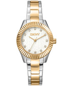 EVERYDAY Chambers Glitz Two Tone Silver & Gold Women's Watch DKNY