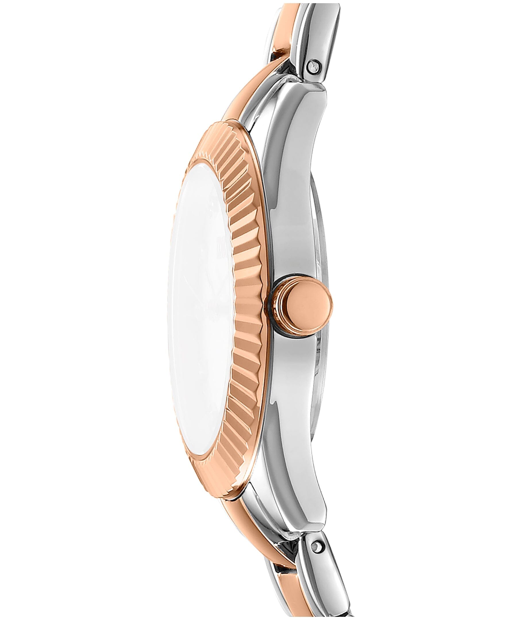 EVERYDAY Chambers Glitz Two Tone Silver & Rose Gold Women's Watch DKNY
