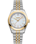 EVERYDAY Nolita Midi Two Tone Silver & Gold White MOP Women's Watch DKNY