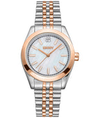 EVERYDAY Nolita Midi Two Tone Silver & Rose Gold White MOP Women's Watch DKNY