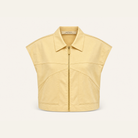 Yellow utility top flat lay product shot by Lord & Taylor Heritage