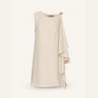 Beige full-length dress flat lay by Lord & Taylor Heritage