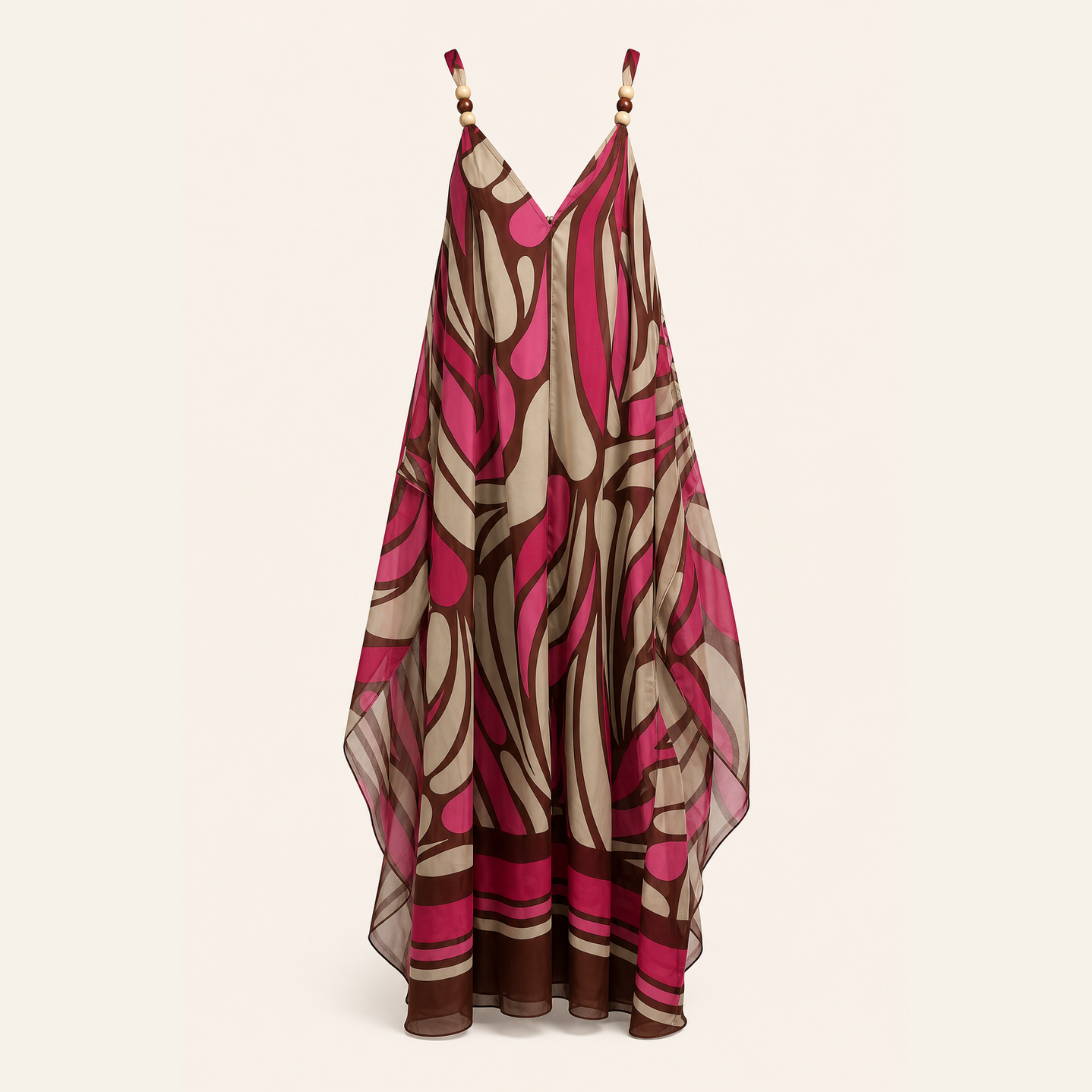 Fuchsia midi dress flat lay by Lord & Taylor Heritage