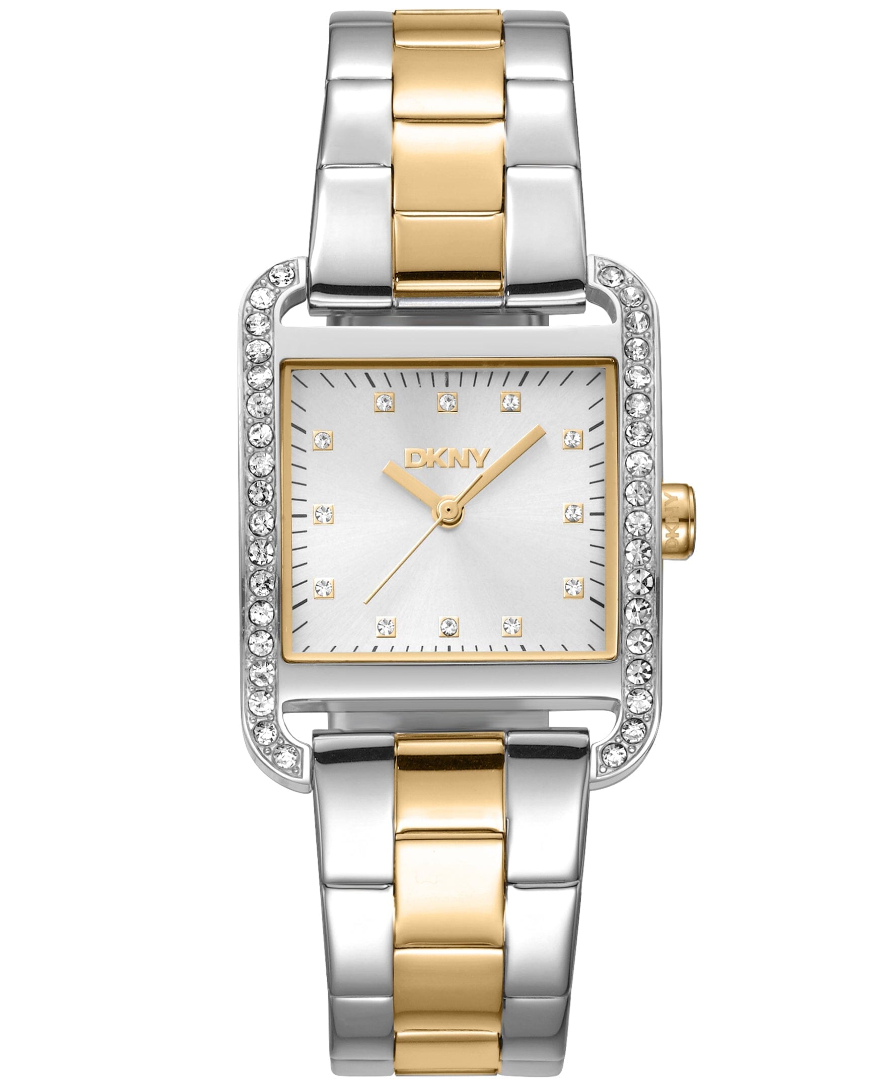 ICONIC City Glitz Two Tone Silver & Gold Women's Watch DKNY