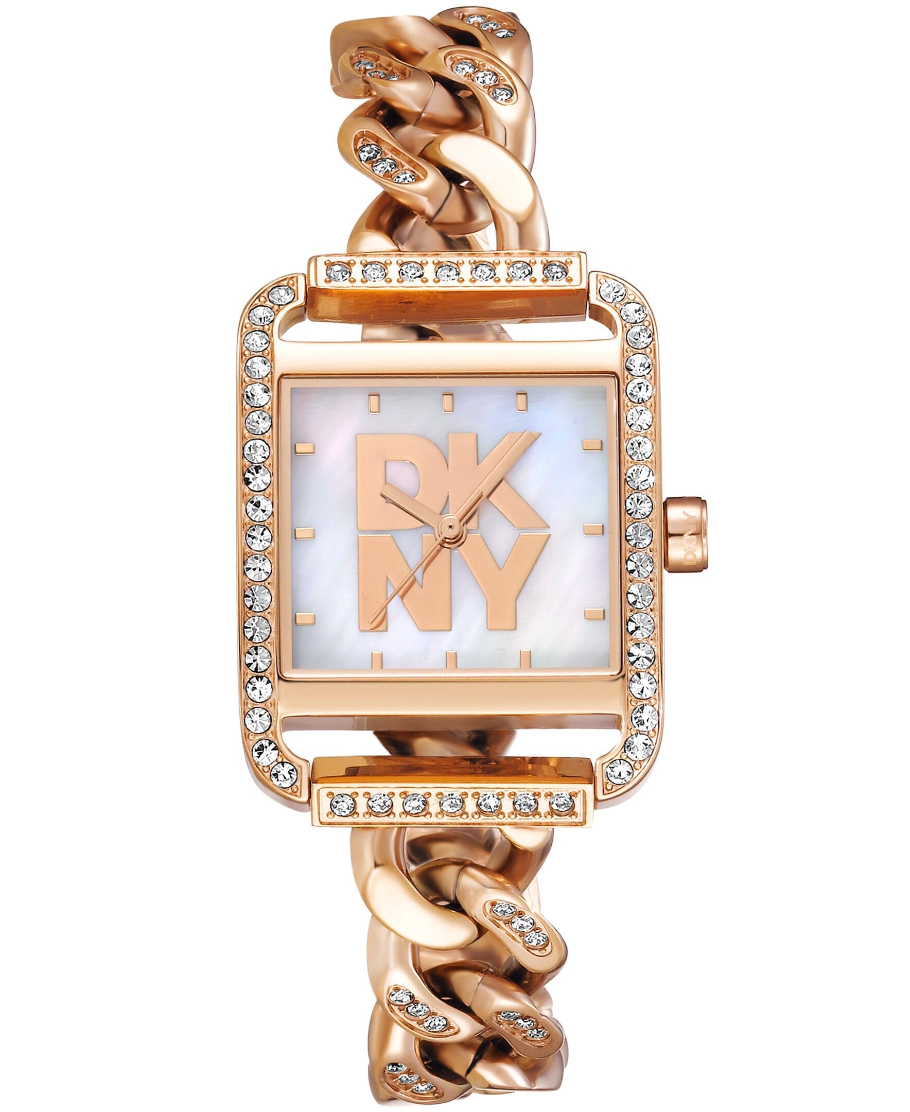 ICONIC City Glitz White MOP Womens Watch DKNY