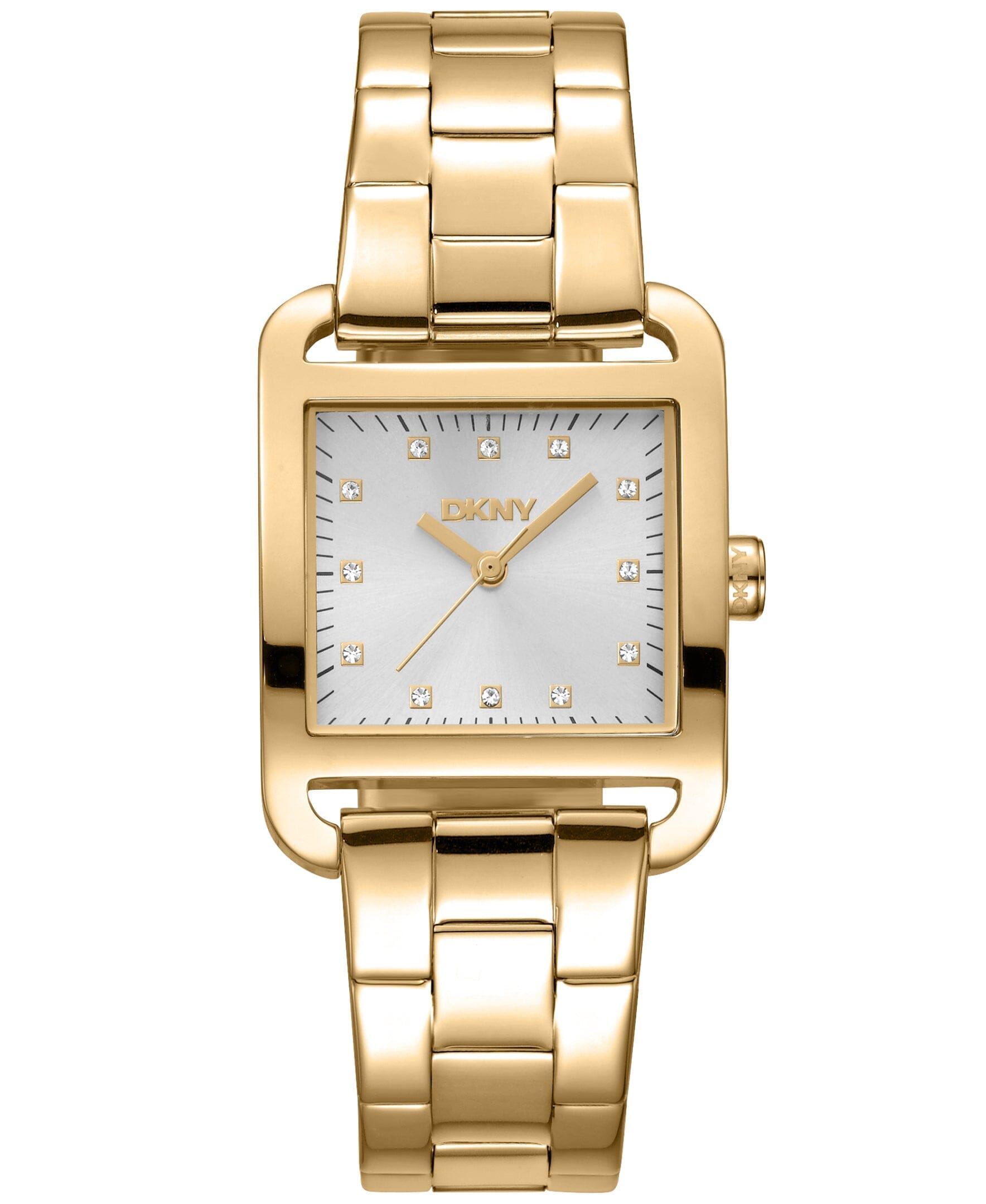 ICONIC City Midi Silver Dial Gold Women's Watch DKNY