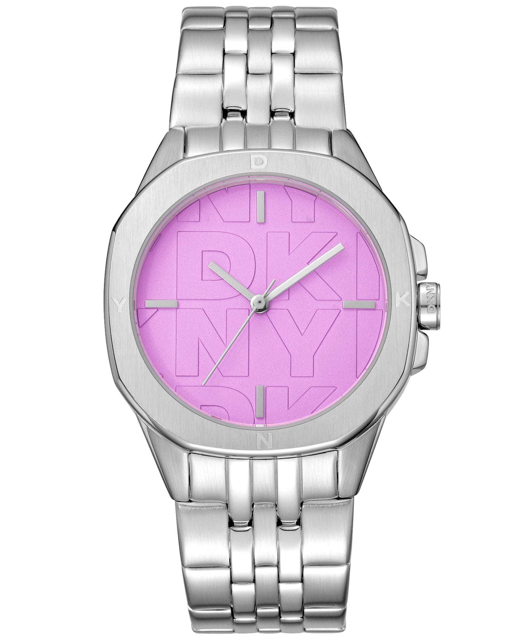 LOGO Brooklyn Midi Pink Womens Watch DKNY