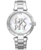 LOGO Essential Logo White MOP Womens Watch DKNY