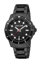Men's Roberto Cavalli by Franck Muller Black Dial Quartz Watch Roberto Cavalli by Franck Muller