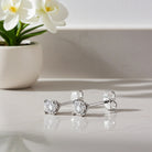 1/2ct TW Lab-Grown Diamond Martini-Style Stud Earrings in 14k White Gold Jewelry Lord & Taylor