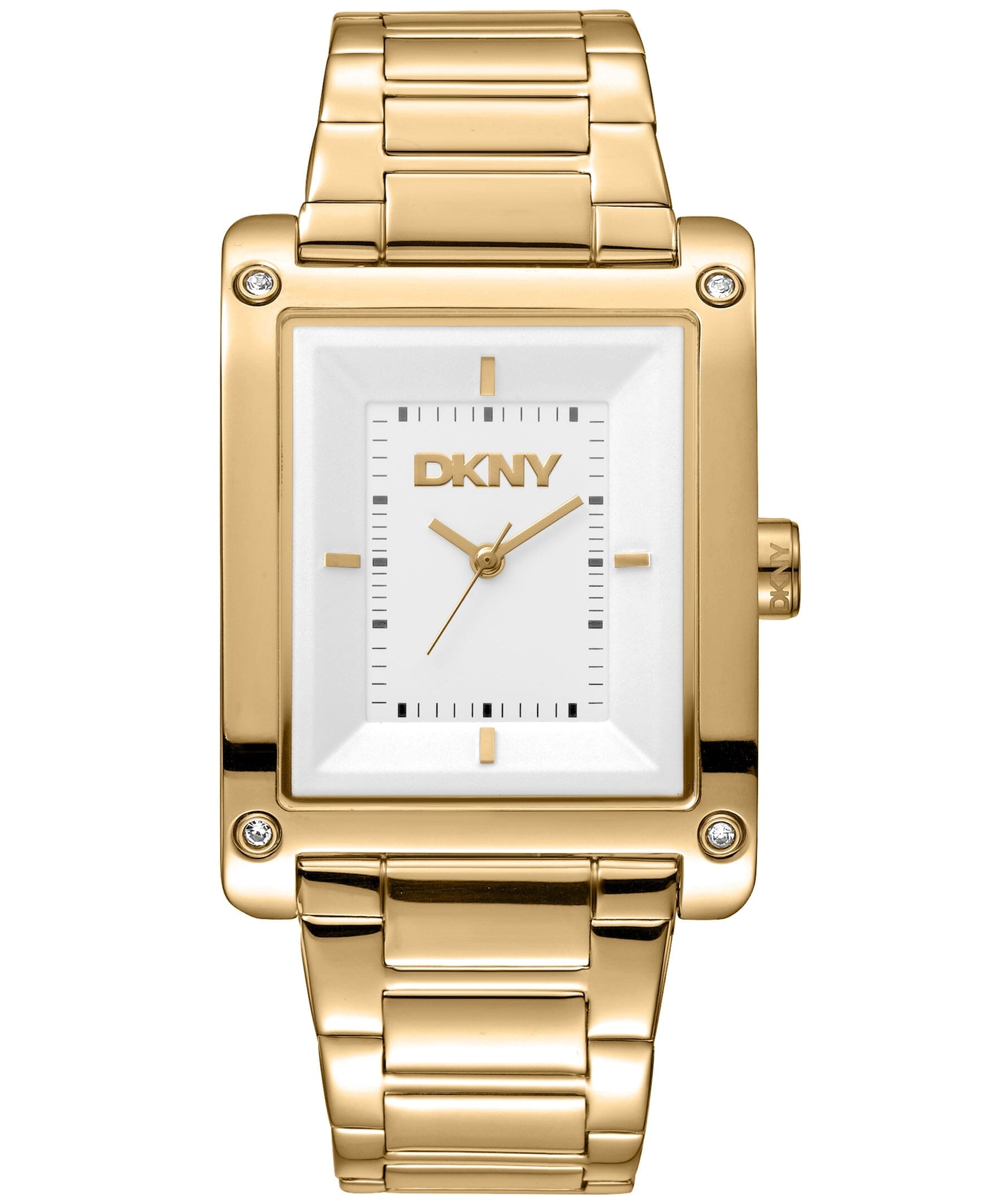 URBAN Westside Maxi Stainless Steel Gold White Dial Women's Watch DKNY