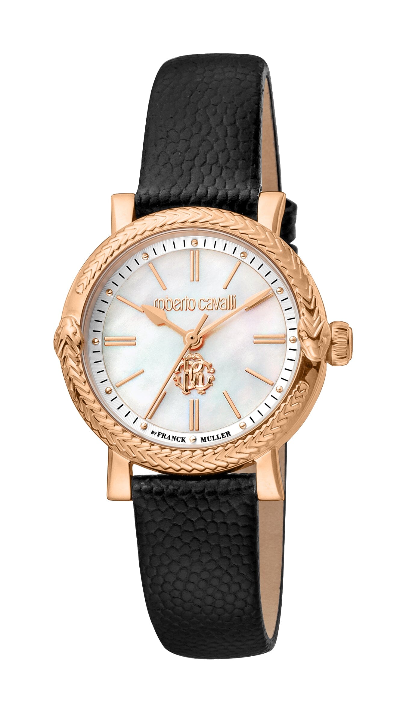 Women's Roberto Cavalli by Franck Muller Rose Gold Quartz Watch Roberto Cavalli by Franck Muller