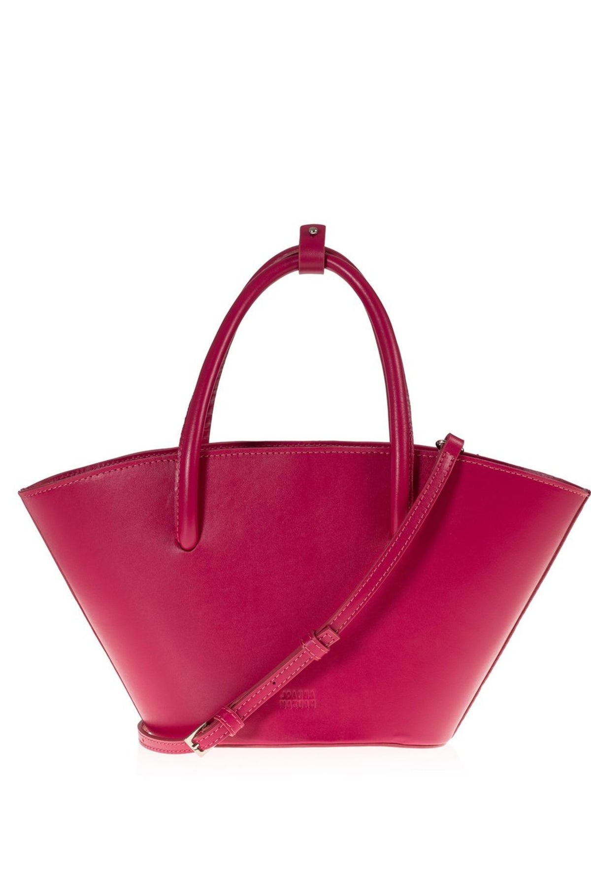 Little Liffner - Open Tulip Embossed Micro Tote Bag - Size: One Size; Color: Pink