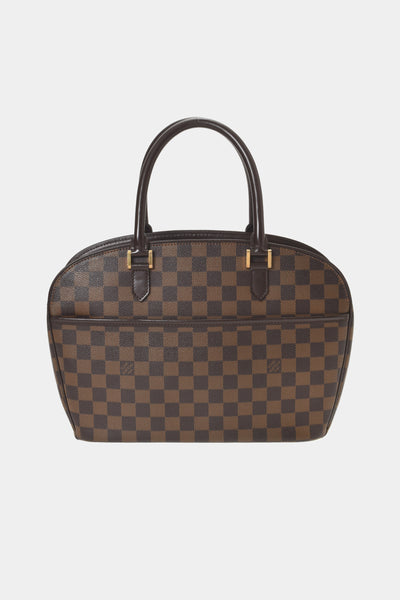Louis Vuitton Damier Ebene Coated Canvas Sarria Horizontal Top Handle Bag