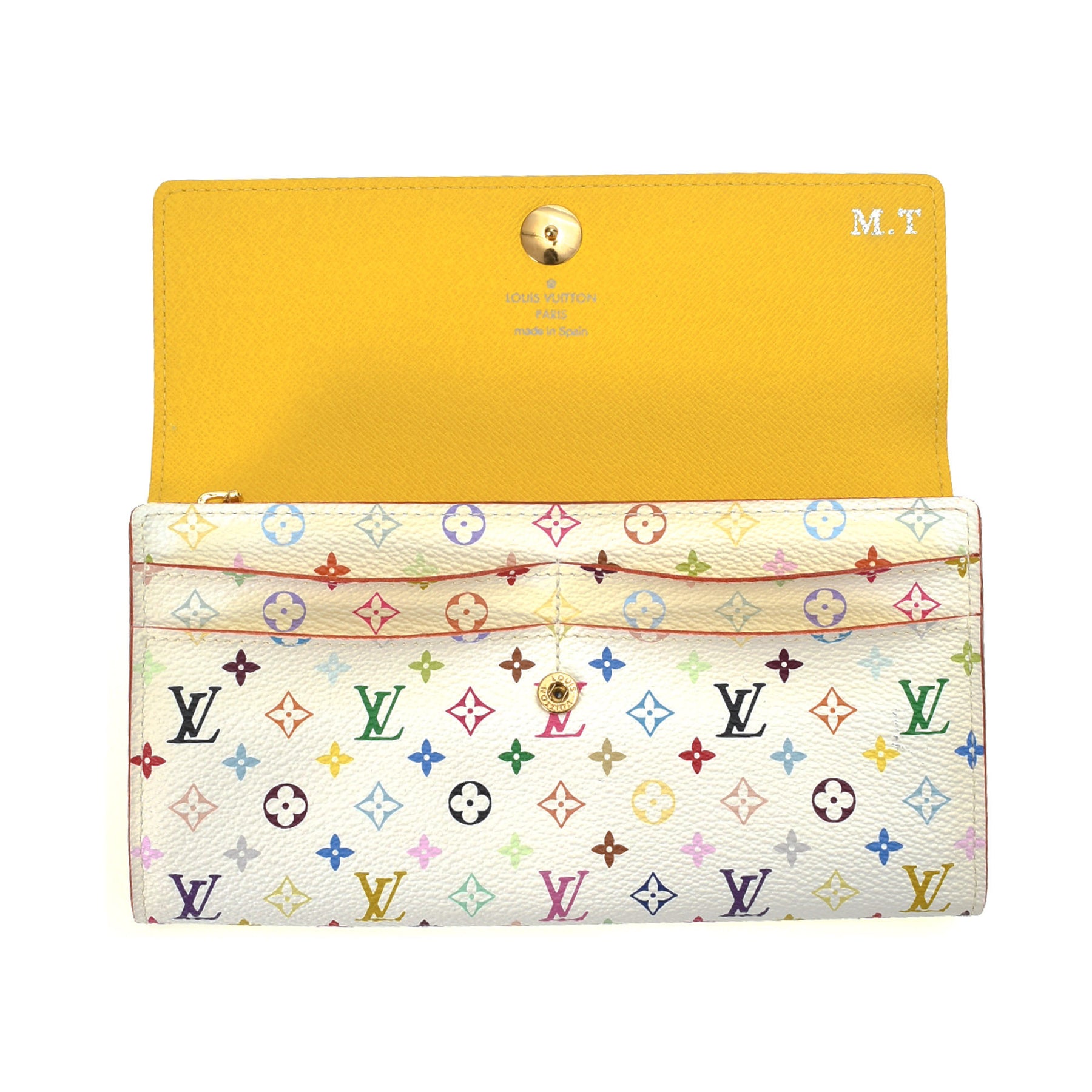 Louis Vuitton Limited Edition Monogram Multicolor Sarah Wallet Multiple  colors Cloth ref.485213 - Joli Closet