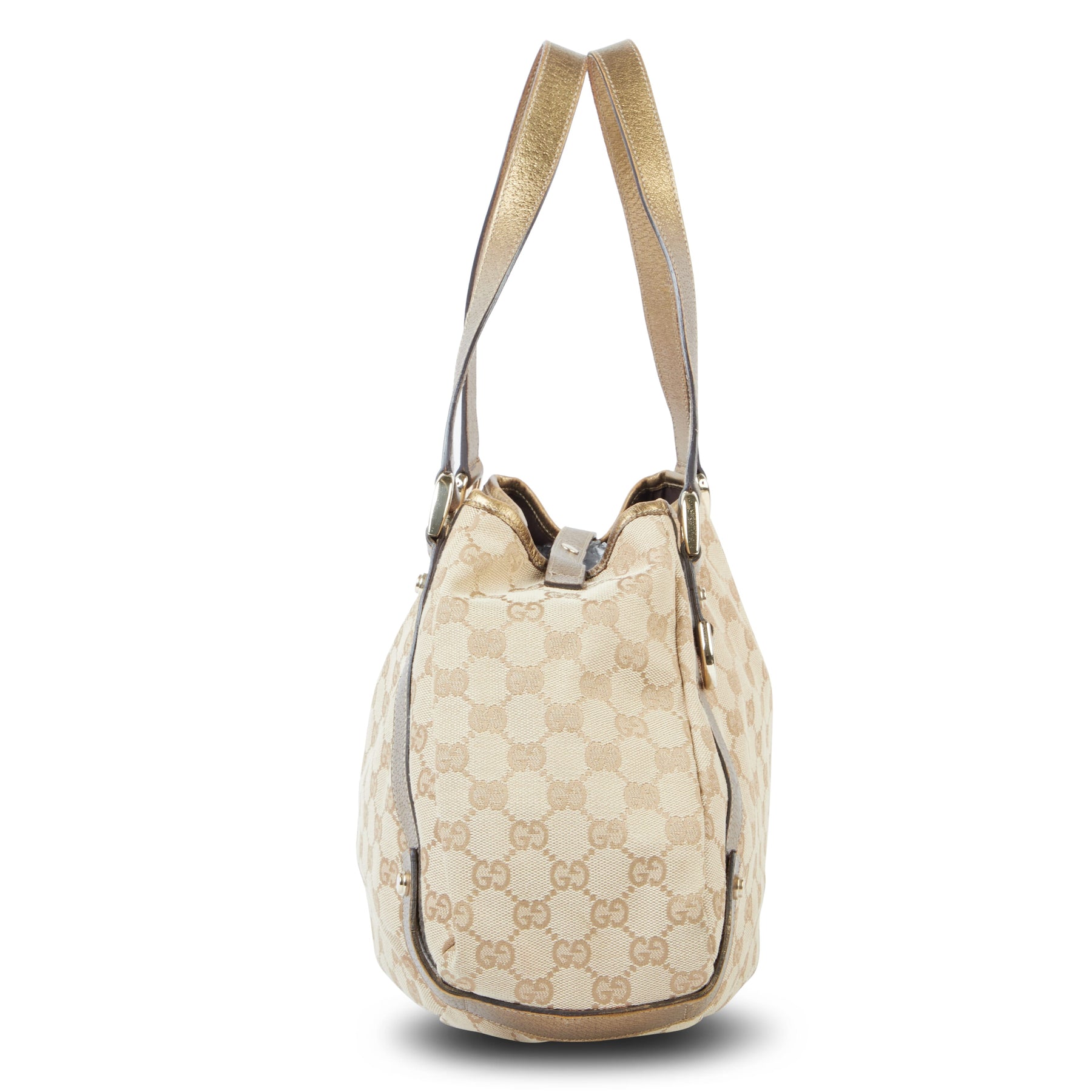 Gucci Abbey GG Canvas Shoulder Bag in Black | Lord & Taylor