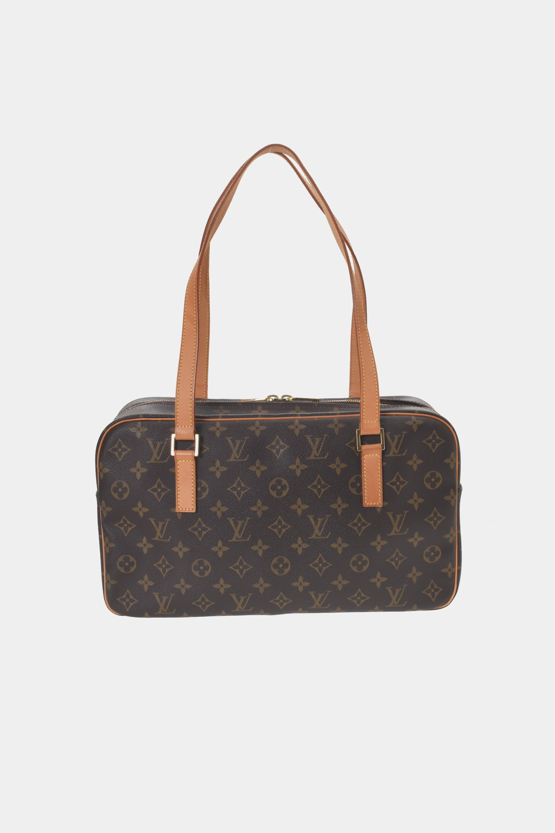 Louis Vuitton Cabas Rivington Damier Ebene Shoulder Bag in Brown | Lord & Taylor