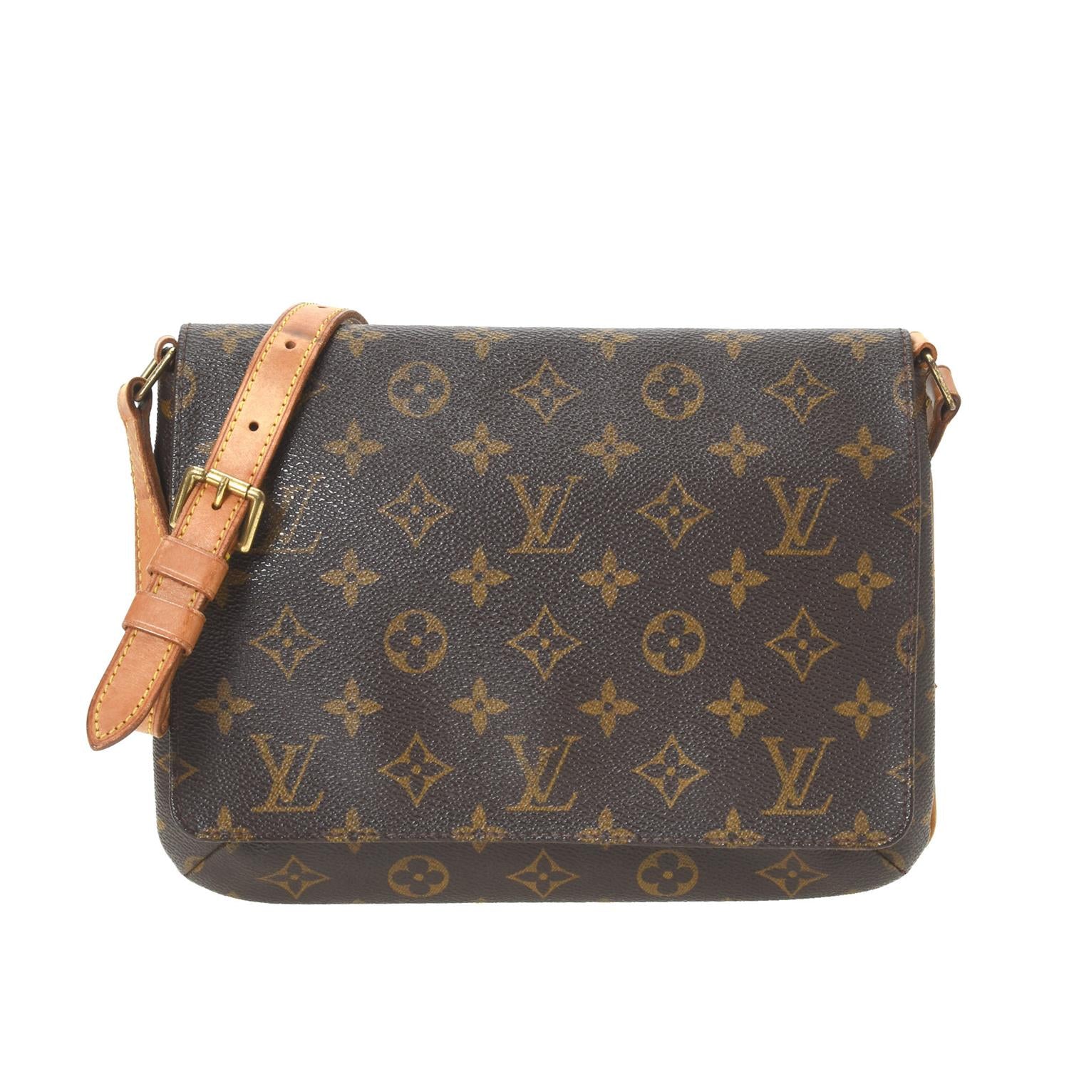 Brooklyn MM, Used & Preloved Louis Vuitton Crossbody Bag, LXR USA, Brown