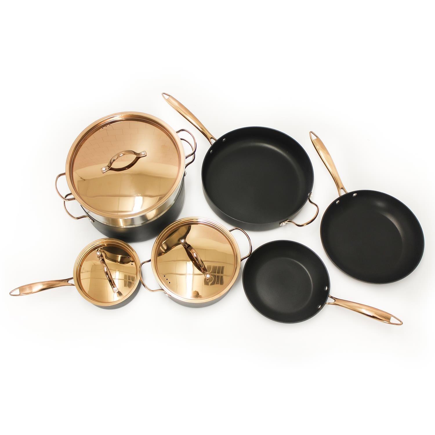 BergHOFF Ouro 11-Piece Hard-Anodized Aluminum Nonstick Cookware