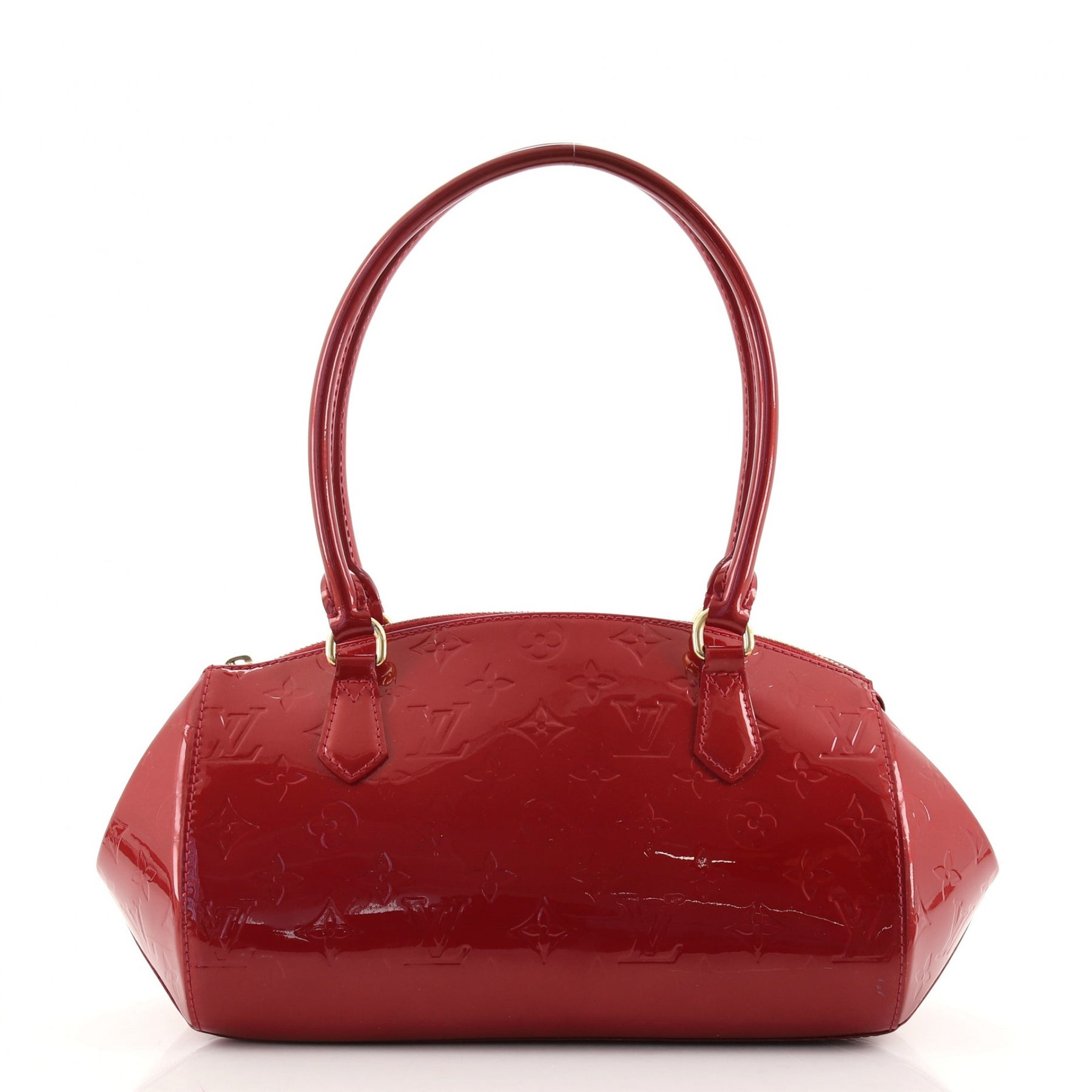 Louis Vuitton Red Monogram Vernis Sherwood PM Handbag Louis Vuitton