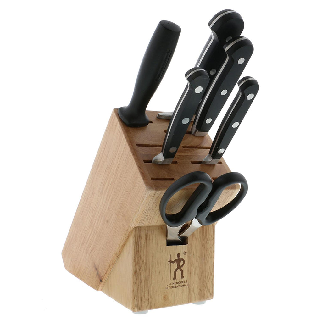 7-Piece Soft Grip Non-Stick Knife Set with Wood Block – Lord & Taylor