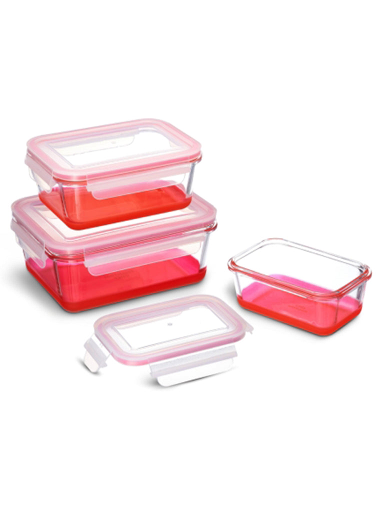 Phantom Chef Set of 3 Food Containers in Red | Lord & Taylor