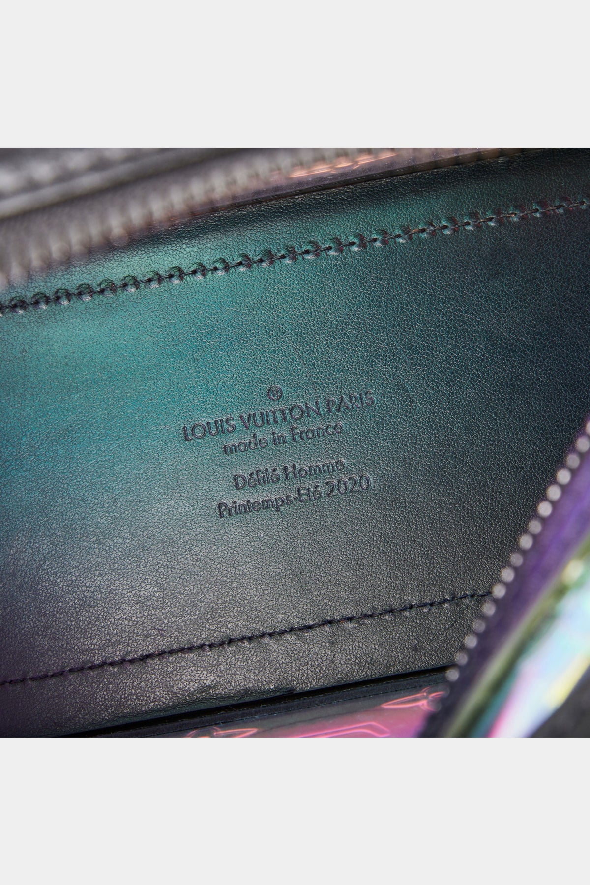 LOUIS VUITTON Diagonal Shoulder Bag Monogram Prism Soft Trunk Leather/