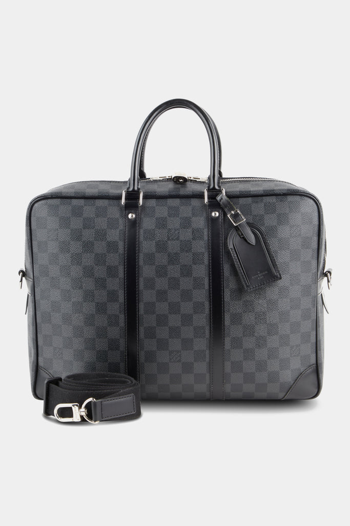 Louis Vuitton Damier Graphite Porte-Documents Voyage GM - Black