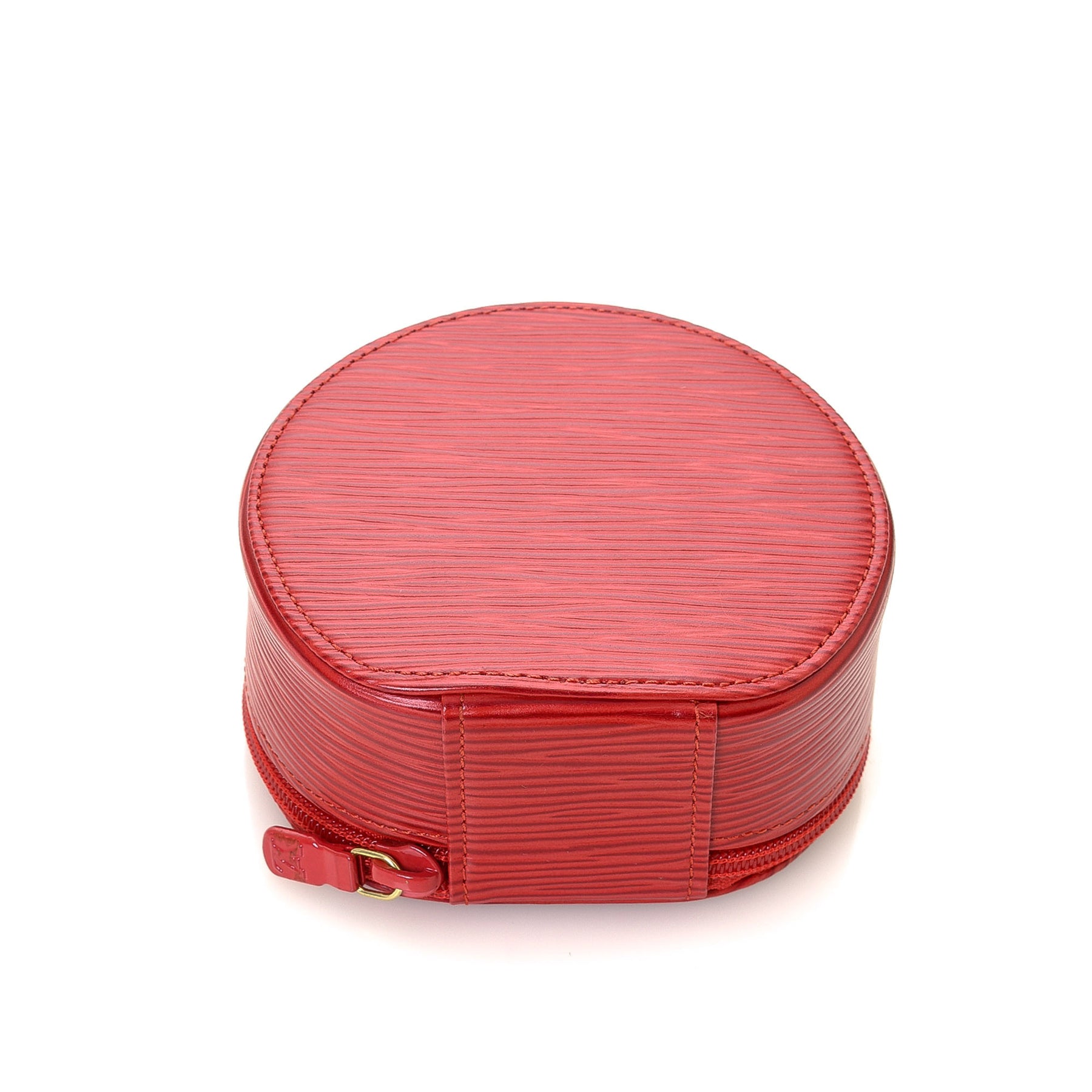 Louis Vuitton Ecrin Leather Clutch Bag (pre-owned) in Red