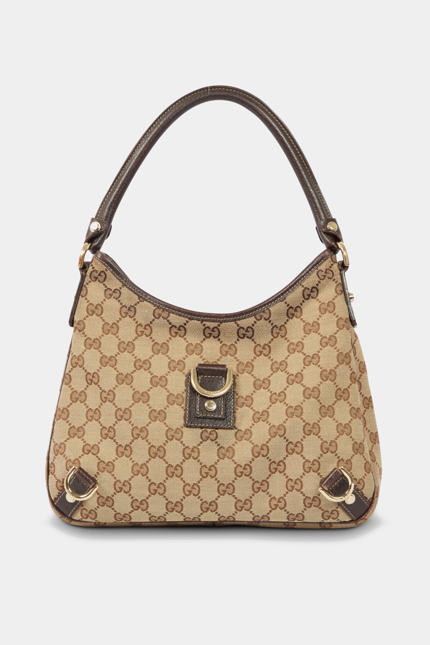 Gucci Abbey GG Canvas Shoulder Bag in Black | Lord & Taylor