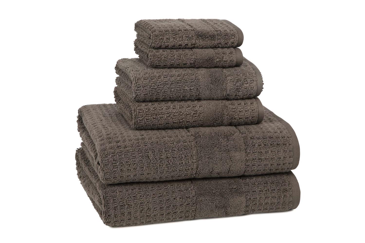 Lacoste Heritage Anti-Microbial Supima Cotton 6 Piece Bundle Towel Set