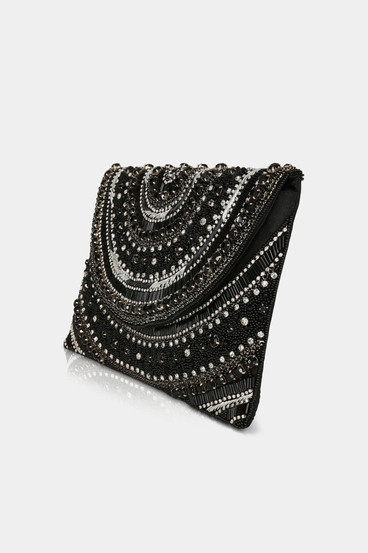 Crystal Flap Envelope Clutch