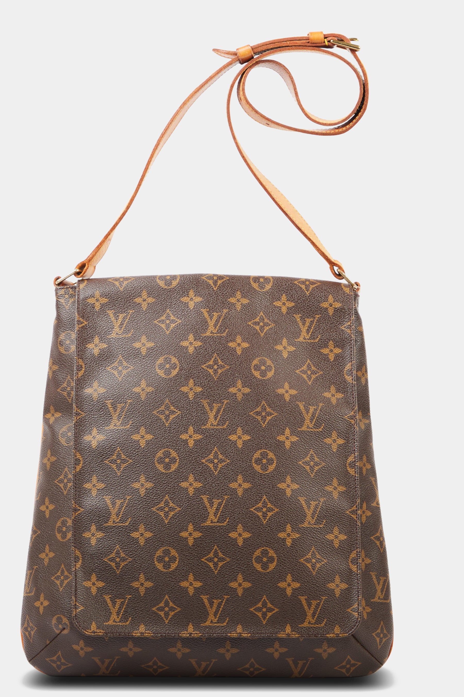 Louis Vuitton Brown, Pattern Print Monogram Musette Salsa GM